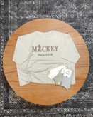 تیشرت کراپ باکسی MICKEY
